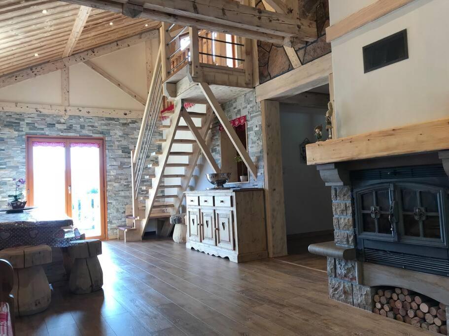Chalet Spa Le Diamant Nathalie Mn La Rouge La Bresse Bagian luar foto