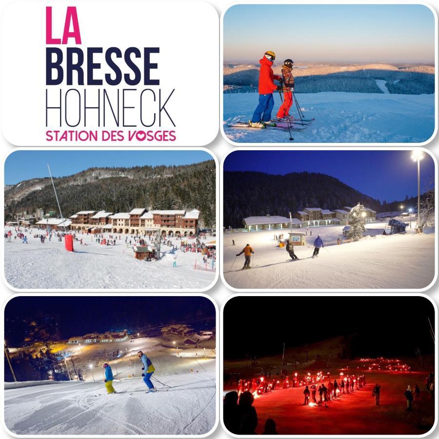 Chalet Spa Le Diamant Nathalie Mn La Rouge La Bresse Bagian luar foto